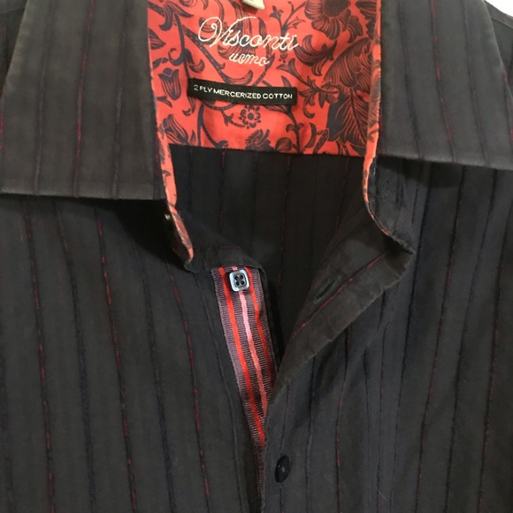 Viscanti Men’s Snazzy Dress Shirt - Picture 2 of 4